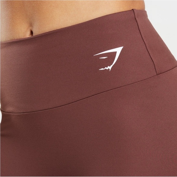 Gymshark Red Brown Activewear Leggings - Picture 2 of 8